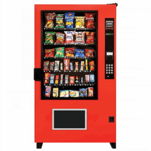 AMS Outsider Snack Vending Machine for Sale, rugged snack vendor.